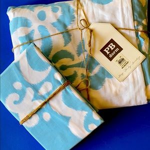 PB Ikat duvet pillow case set